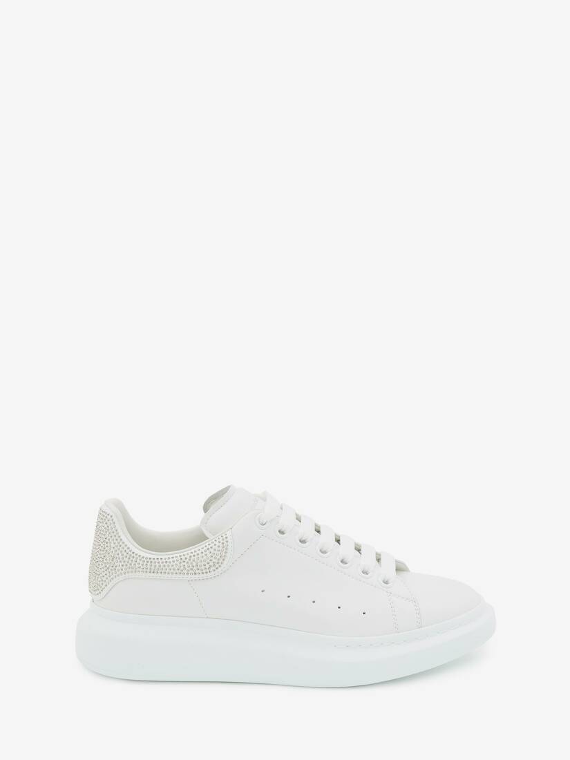 Zapatillas Alexander McQueen Oversized Hombre - Blancos/Plateados - Mexico 397-DUIKHL